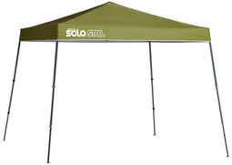 Quick Shade Solo Steel 72 11 x 11 ft. Slant Leg Canopy - Olive