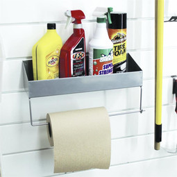 Proslat Shelf and Paper Towel Holder Proslat Shelf and Paper Towel Holder