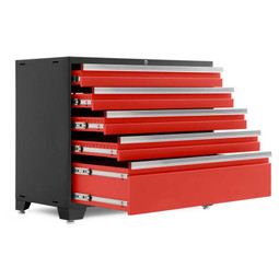 NewAge Pro Series 3.0 Red 42" 5-Drawer Tool Cabinet