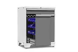 NewAge Pro Series 3.0 White w/Platinum Door Multi-Functional Cabinet