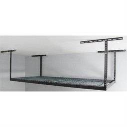 SafeRacks 4' x 6' Overhead Storage Rack 12" - 21" Drop - Hammertone