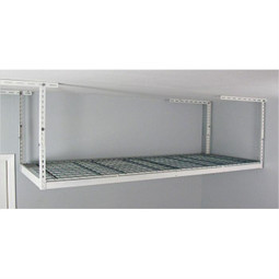 MonsterRax 3' x 8' Overhead Storage Rack 24" - 45" Drop - White