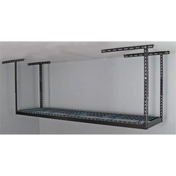 MonsterRax 2' x 8' Overhead Storage Rack 12" - 21" Drop - Hammertone