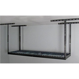 MonsterRax 2' x 6' Overhead Storage Rack 18" - 33" Drop - Hammertone MonsterRax 2' x 6' Overhead Storage Rack 18" - 33" Drop - Hammertone