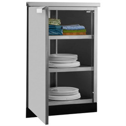 NewAge Stainless Steel 45-Degree Corner Cabinet (Set of 2) NewAge Stainless Steel 45-Degree Corner Cabinet (Set of 2)