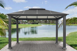 Paragon Outdoor Santa Monica 10x12 Hard Top Gazebo Paragon Outdoor Santa Monica 10x12 Hard Top Gazebo