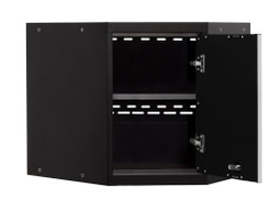 NewAge Pro Series 3.0 Black Corner Wall Cabinet