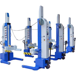 iDEAL MSC-13K-B-678 Mobile Column Lift, Six Column Set, 78,000 lbs. iDEAL MSC-13K-B-678 Mobile Column Lift, Six Column Set, 78,000 lbs.