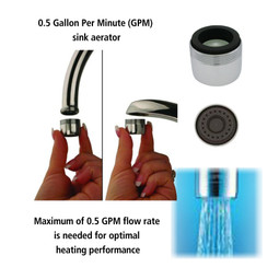 Atmor 3500Watts/120V 0.5GPM Point-Of-Use Electric Tankless Water Heater Atmor 3500Watts/120V 0.5GPM Point-Of-Use Electric Tankless Water Heater