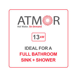 Atmor 13000Watts/240V Electric Tankless Water Heater Atmor 13000Watts/240V Electric Tankless Water Heater