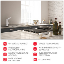 Atmor 1.8kW 2-in-1 Electric Tankless Water Heater / Faucet Atmor 1.8kW 2-in-1 Electric Tankless Water Heater / Faucet