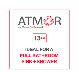 Atmor 13000Watts/240V Electric Tankless Water Heater (2-Pack) Atmor 13000Watts/240V Electric Tankless Water Heater (2-Pack)