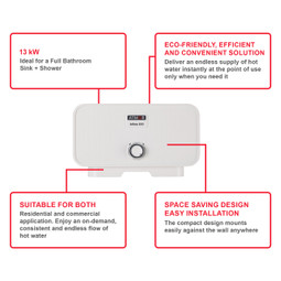 Atmor 13000Watts/240V Electric Tankless Water Heater (2-Pack) Atmor 13000Watts/240V Electric Tankless Water Heater (2-Pack)