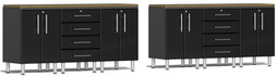 Ulti-MATE Garage 2.0 Series Black Metallic 8-Piece Dual Workstation Set Ulti-MATE Garage 2.0 Series Black Metallic 8-Piece Dual Workstation Set