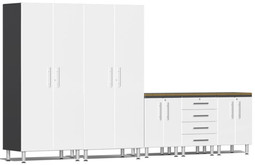 Ulti-MATE Garage 2.0 Series White Metallic 6 Piece Set Ulti-MATE Garage 2.0 Series White Metallic 6 Piece Set