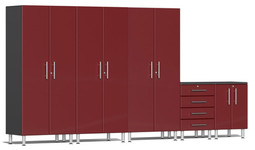 Ulti-MATE Garage 2.0 Series Red Metallic 5-Piece Set