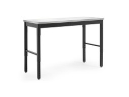 NewAge Pro Series 56" Adjustable Height Stainless Steel Workbench - Black NewAge Pro Series 56" Adjustable Height Stainless Steel Workbench - Black