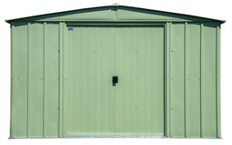 Arrow Classic Steel Storage Shed 10x12 - Sage Green
