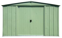 Arrow Classic Steel Storage Shed 10x14 - Sage Green