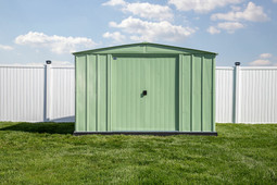 Arrow Classic Steel Storage Shed 10x8 - Sage Green