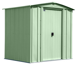 Arrow Classic Steel Storage Shed 6x5 - Sage Green