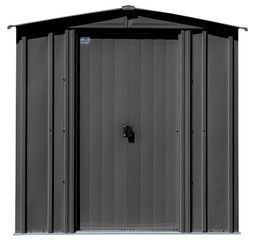 Arrow Classic Steel Storage Shed 6x7 - Charcoal