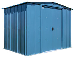 Arrow Classic Steel Storage Shed 8x6 - Blue Grey