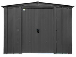 Arrow Classic Steel Storage Shed 8x8 - Charcoal