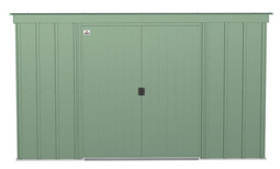 Arrow Classic Steel Storage Shed 10x4 - Sage Green
