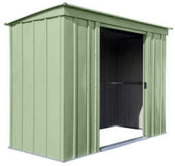 Arrow Classic Steel Storage Shed 8x4 - Sage Green