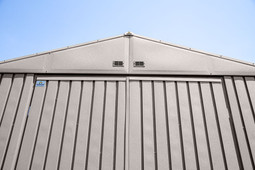 Arrow Elite Steel Storage Shed 8x6 Cool Grey