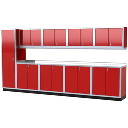 Moduline PRO II Series Garage Cabinet Combination 14’ Wide #PGC014-02X Moduline PRO II Series Garage Cabinet Combination 14’ Wide #PGC014-02X