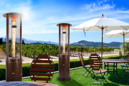 Paragon Outdoor Vulcan Round Flame Tower Heater, 82.5”, 32,000 BTU - Hammered Bronze Paragon Outdoor Vulcan Round Flame Tower Heater, 82.5”, 32,000 BTU - Hammered Bronze