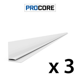 Proslat 8 ft. PROCORE PVC Top Trim Pack (3-Pack)