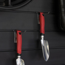 Proslat PROCORE+ Black Carbon fiber PVC Slatwall (4 Pack) 128 sq ft Proslat PROCORE+ Black Carbon fiber PVC Slatwall (4 Pack) 128 sq ft