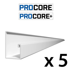 Proslat 8 ft. PROCORE+ PVC Starter Trim Pack (5-Pack) Proslat 8 ft. PROCORE+ PVC Starter Trim Pack (5-Pack)