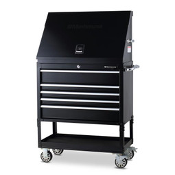 Montezuma 36" X 17" Steel Triangle Toolbox and 36" 5-Drawer Utility Cart Combo Montezuma 36" X 17" Steel Triangle Toolbox and 36" 5-Drawer Utility Cart Combo