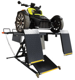 iDEAL U-2200IEH-XR-BLK Elec-Hydra UTV Lift w/Integrated Motor & Retractable Ramp - Black Edition iDEAL U-2200IEH-XR-BLK Elec-Hydra UTV Lift w/Integrated Motor & Retractable Ramp - Black Edition
