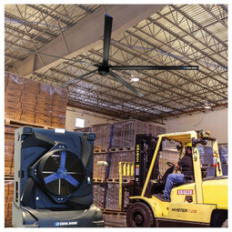 Cool Boss CB-24HVLS 24 ft. Diameter Industrial Overhead Fan