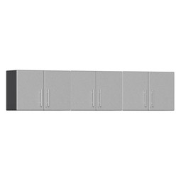 Ulti-MATE Garage 2.0 Series Silver Metallic 3-Piece Oversized Wall Cabinet Kit Ulti-MATE Garage 2.0 Series Silver Metallic 3-Piece Oversized Wall Cabinet Kit