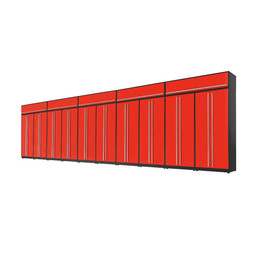 Proslat Fusion Plus 33 ft set - Tall Cabinet & Overheads (10-Pack) Proslat Fusion Plus 33 ft set - Tall Cabinet & Overheads (10-Pack)