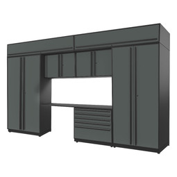 Proslat Fusion Plus 13 ft set - Handy 5 Drawer & Overheads Proslat Fusion Plus 13 ft set - Handy 5 Drawer & Overheads