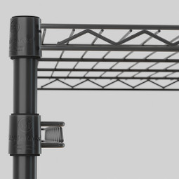 SafeRacks Storage Bin Rack - Black