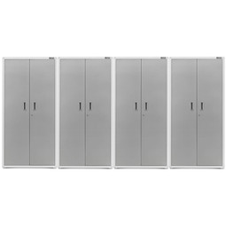 Gladiator Ready-to-Assemble White Series Jumbo GearBox (4-Pack)