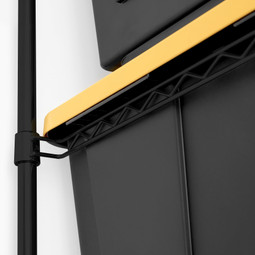 SafeRacks Storage Bin Rack (2-Pack) - Black