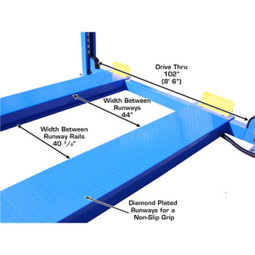 Atlas 414 Commercial Grade 14,000 lb. 4-Post Lift