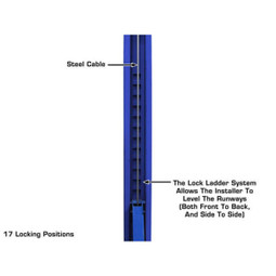 Atlas Platinum PVL14OF-EXT ALI Certified Open Front Alignment 14,000 lb. 4-Post Lift
