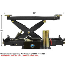 Atlas 8,000 LB ROLLING BRIDGE JACK