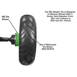 Atlas Motorcycle Adapter for Wheel Balancers
