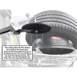Atlas Platinum PTC300 Rim-Clamp Tire Changer with Assist Arm